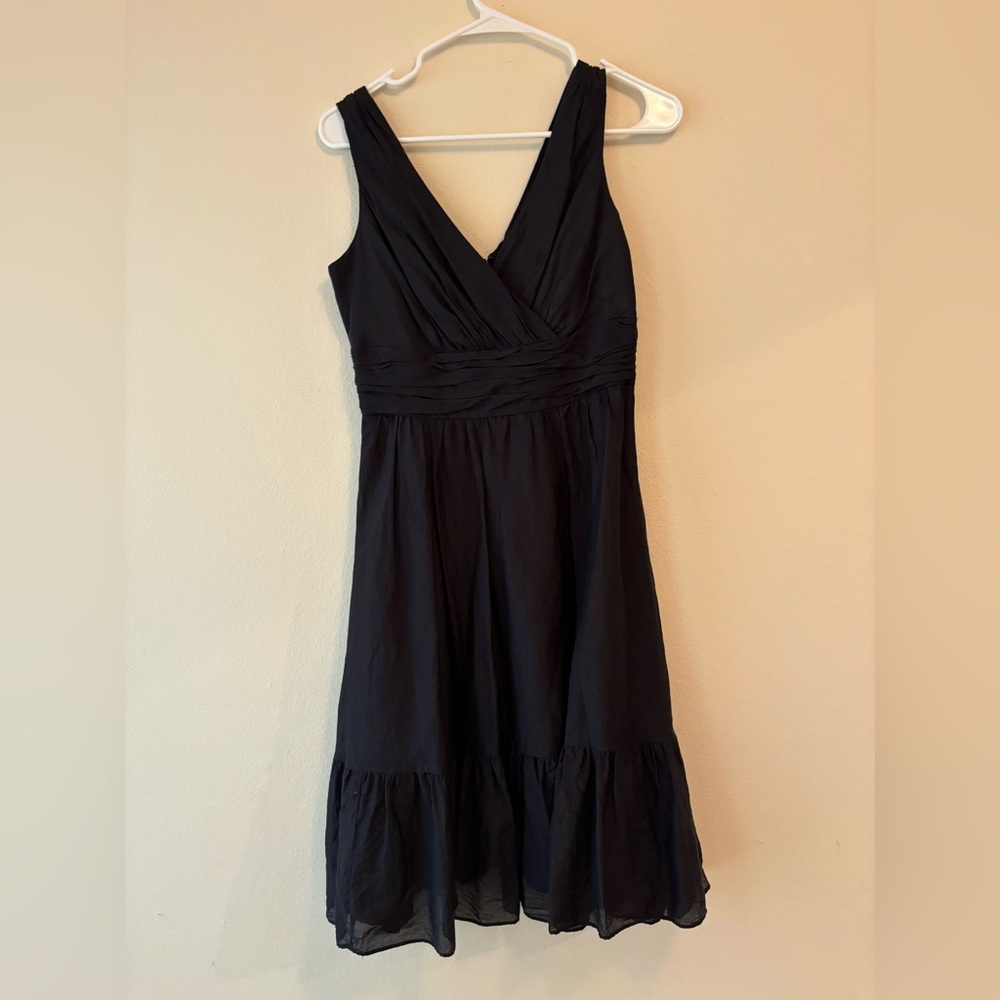 White House Black Market Black Midi Dress